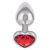 Jewel Small Ruby Heart Plug